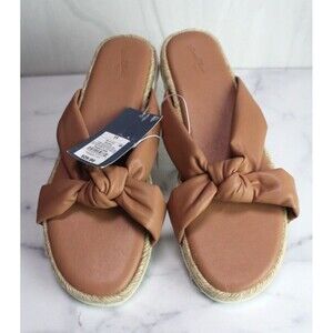 Women's Dena Knotted Espadrille Sandals Universal Thread Tan 11 New No Box